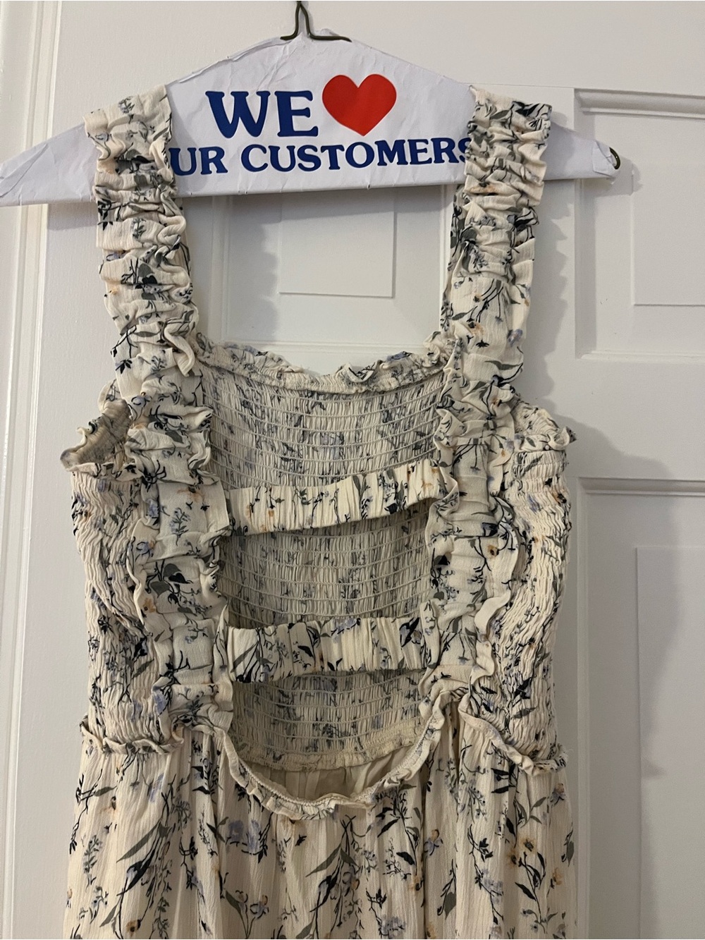 Floral Smocked Maxi Dress - Picture 5 of 7